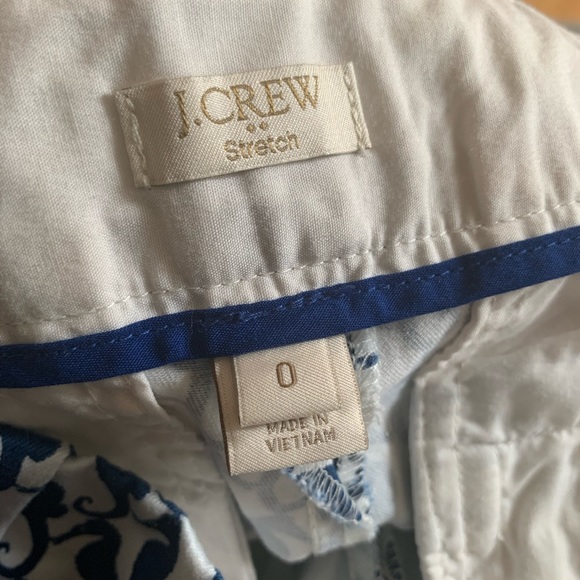 J Crew Seahorse Pattern Shorts sz 0 - Picture 3 of 11